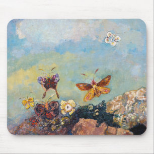 Tapis De Souris Odilon Redon, Papillons,1910