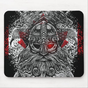 Tapis De Souris Odin ravens épées Viking Mythologie drapeau du Can