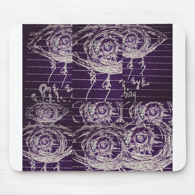 Tapis De Souris Oeil Abstrait (Devant)