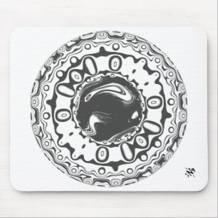 Tapis De Souris Oeil avec pupille hypnotique (ou ce que vous voyez