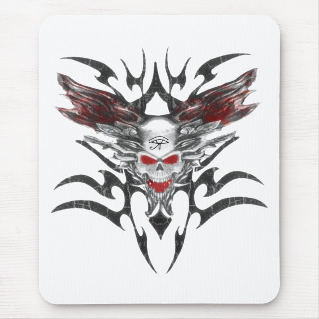 Tapis De Souris oeil de crâne-tran de horus (Devant)