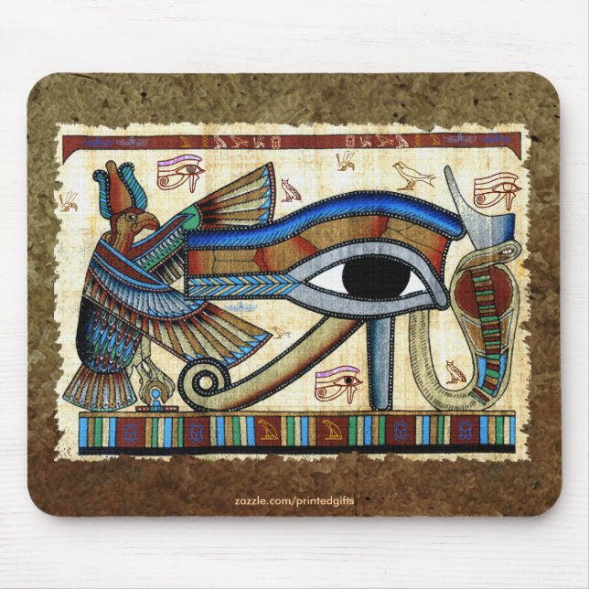 Tapis De Souris OEIL DE HORUS, WADJET Mousepad égyptien (Devant)