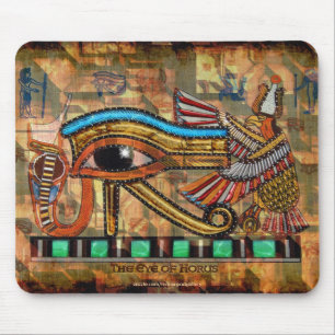 Tapis De Souris OEIL D'HORUS, WADJET Art égyptien Mousepad