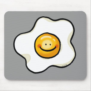 Tapis De Souris Oeuf au plat mignon