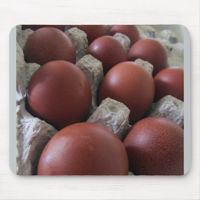 Tapis De Souris Oeuf de cuivre noir Mousepad de Marans (Devant)