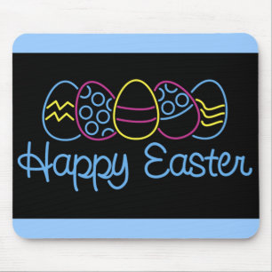 Tapis De Souris Oeufs de néon -