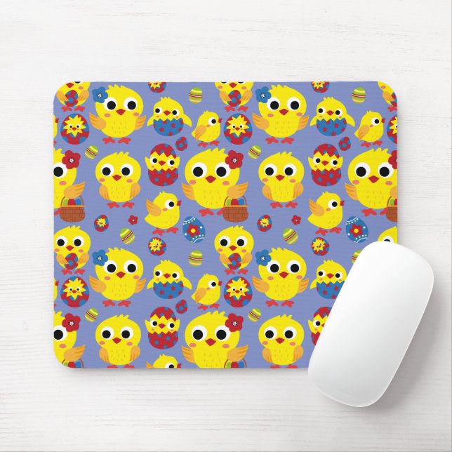 Tapis De Souris OEufs de Pâques de Hatch Retro (Avec souris)
