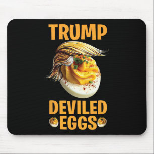 Tapis De Souris Œufs de Trump farcis drôles de Thanksgiving politi