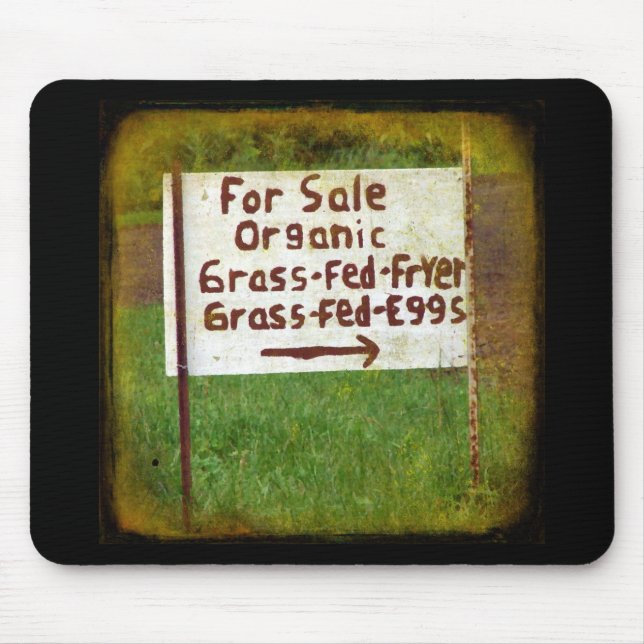 Tapis De Souris OEufs et friteuses de laiton bio (Devant)