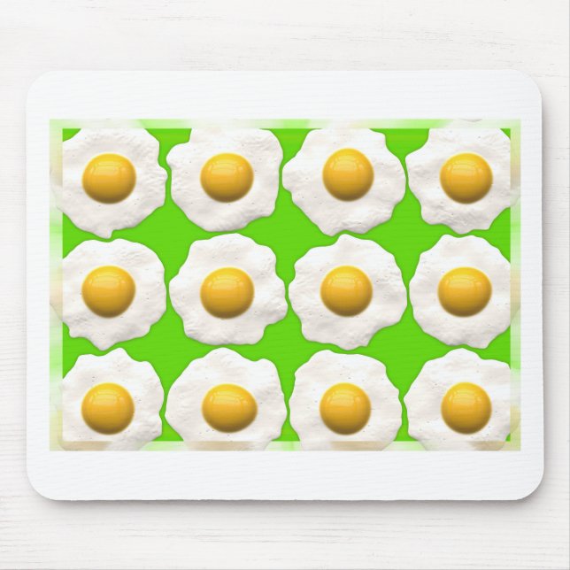 Tapis De Souris oeufs verts (Devant)