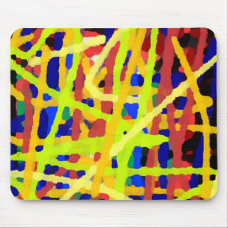 Tapis De Souris Oeuvre Abstraite colorée