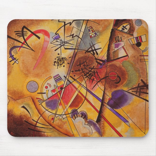Tapis De Souris Oeuvre Abstraite de Kandinsky (Devant)