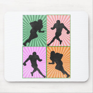 Tapis De Souris OEuvre américaine de football pour les amateurs de