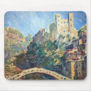 Tapis De Souris OEuvre d'art Claude Monet - Le Château de Dolceacq