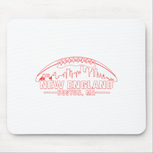 Tapis De Souris Œuvre d'art de la skyline de la ville de Boston en