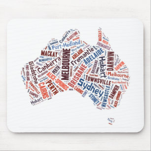 Tapis De Souris Œuvre d'art sur l'Australie