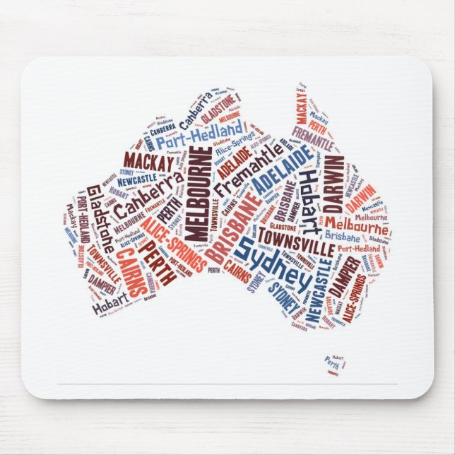 Tapis De Souris Œuvre d'art sur l'Australie (Devant)