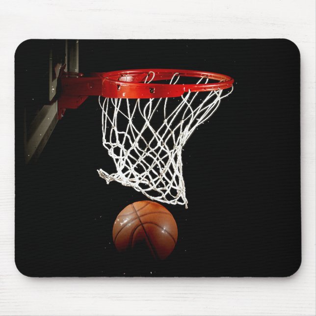 Tapis De Souris Oeuvre unique de basket-ball Mousepad (Devant)