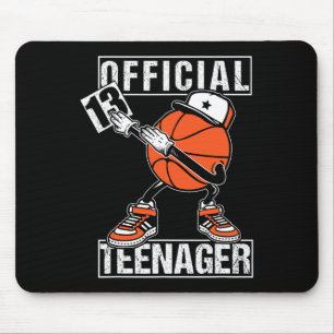 Tapis De Souris Officiel Adolescent 13e anniversaire garçon amusan