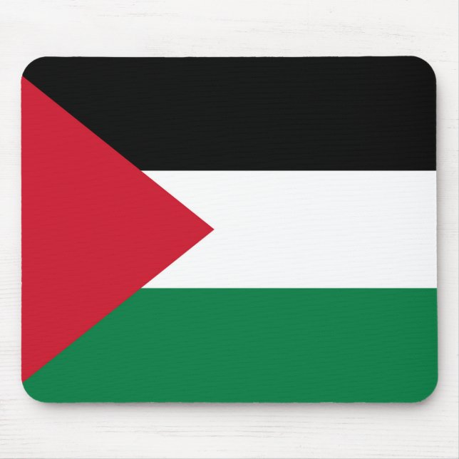 Tapis De Souris officiellement le drapeau de l'État de Palestine (Devant)