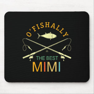 Tapis De Souris Ofish Le Meilleur Mimi Vintage De Pêche Grandma