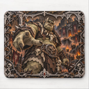 Tapis De Souris Ogre, Monstre de Papier Découpé