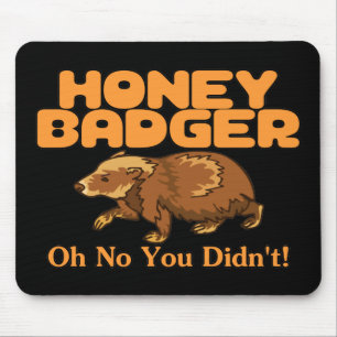 Tapis De Souris Oh aucun blaireau de miel