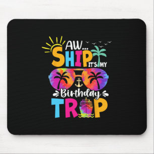 Tapis De Souris Oh Bateau C'est Mon Voyage D'anniversaire Croisièr