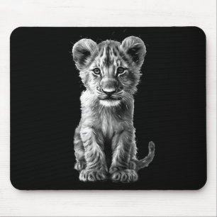 Tapis De Souris Oh Bébé Gros Chat Cub Gris