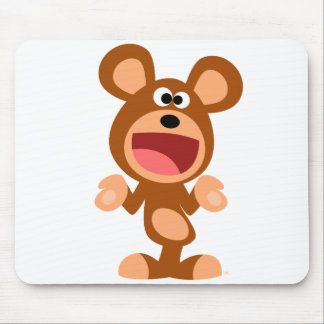 Tapis De Souris "Oh bien..." Mousepad, Ours Caricature
