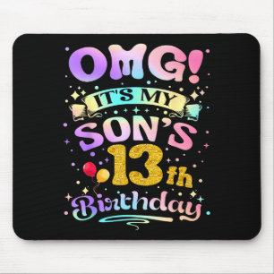 Tapis De Souris Oh mon dieu, c'est l'anniversaire de mon fils, 13