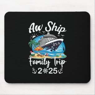 Tapis De Souris Oh mon dieu, c'est un voyage en famille 2025 Famil