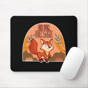 Tapis De Souris Oh Mon Dieu Renard Mignon et Drôle