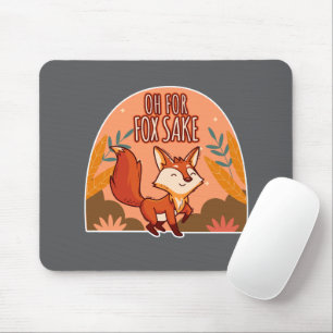 Tapis De Souris Oh Pour L'amour Du Renard Mignon Et Drôle De Renar