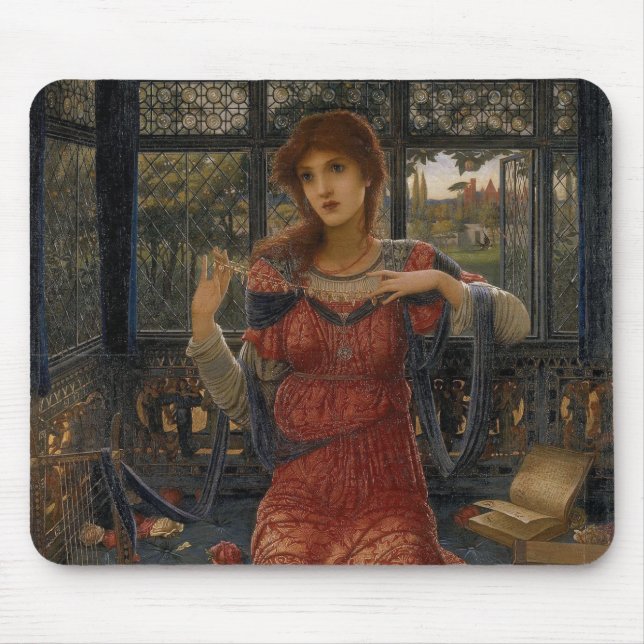 Tapis De Souris Oh Swallow, Swallow par John Melhuish Strudwick (Devant)