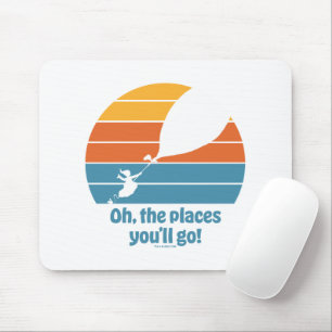 Tapis De Souris Oh, The Places You'll Go! Rétro Coucher de Soleil