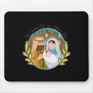 Tapis De Souris Oh Viens, Adorons-Le Ba
