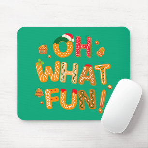 Tapis De Souris Oh What Fun Christmas Gingerbread Cookies