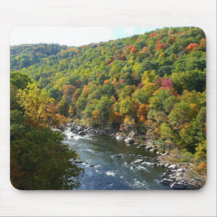 Tapis De Souris Ohiopyle River à l'automne II Pennsylvanie Automne