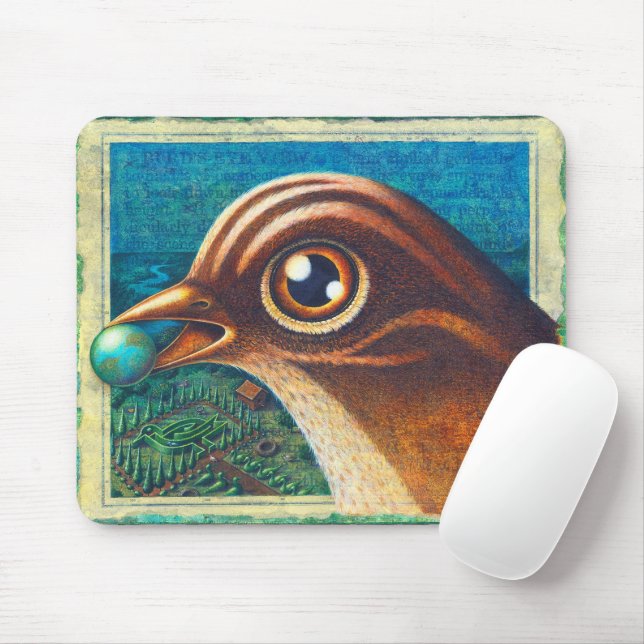 Tapis De Souris Oiseau Amoureux Mousepad, Birdland (Avec souris)