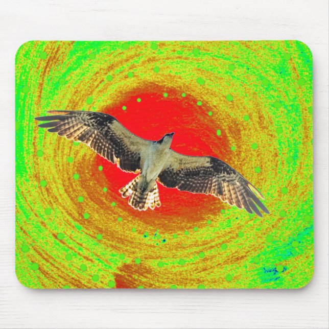 Tapis De Souris oiseau balbuzard (Devant)