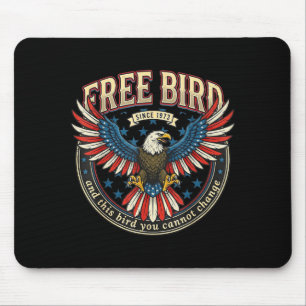 Tapis De Souris Oiseau cet oiseau ne peut pas changer aigle 4 juil