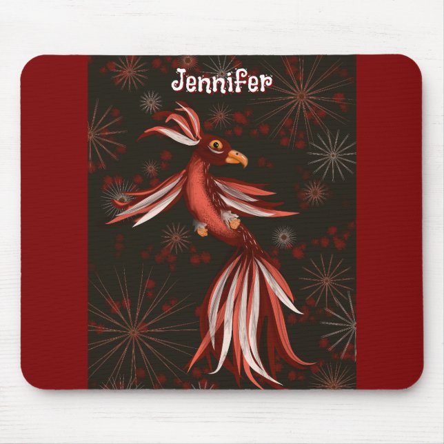 Tapis De Souris Oiseau de Paradis 2  (Devant)