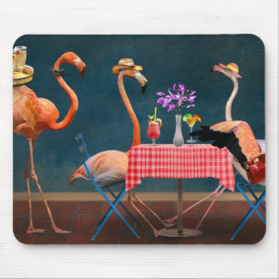 Tapis De Souris Oiseau - Flamant - Tables de marche