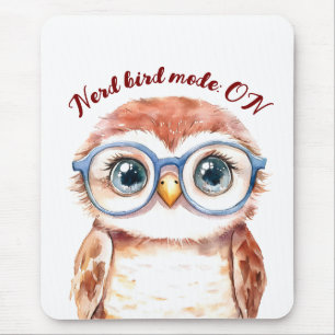 Tapis De Souris Oiseau Nerd geek