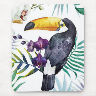 Tapis de souris - Oiseau Tropical