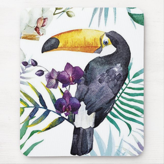 Tapis de souris - Oiseau Tropical (Devant)