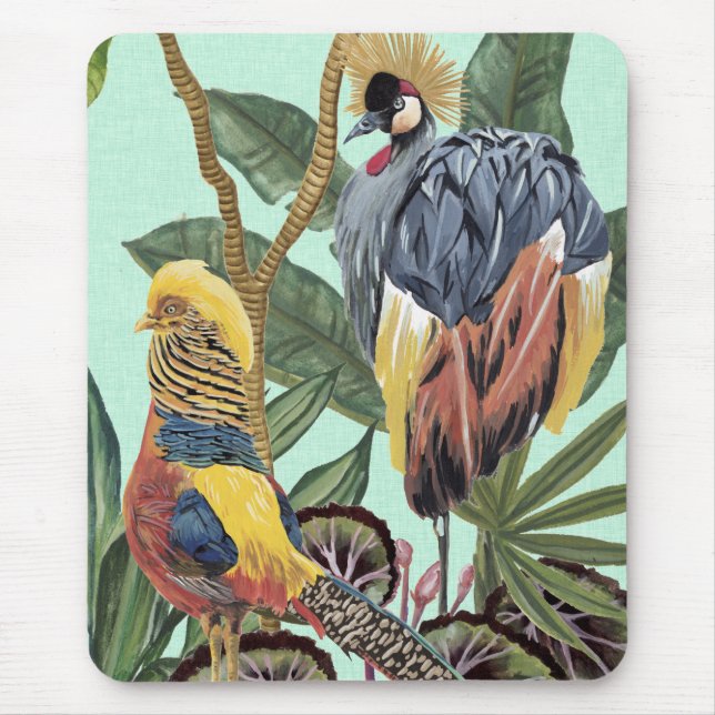 Tapis De Souris Oiseaux au Paradis - Grands Oiseaux (Devant)