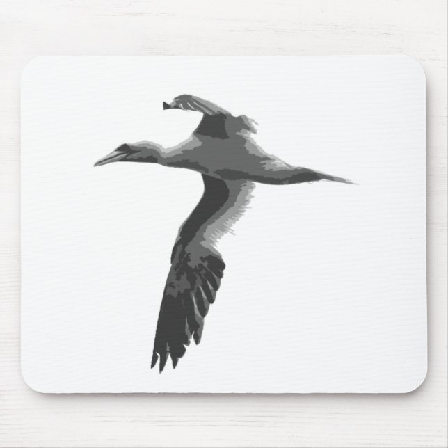 Tapis De Souris Oiseaux de mer abstraits (Devant)
