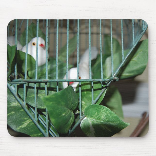 Tapis De Souris Oiseaux de Noël (Devant)